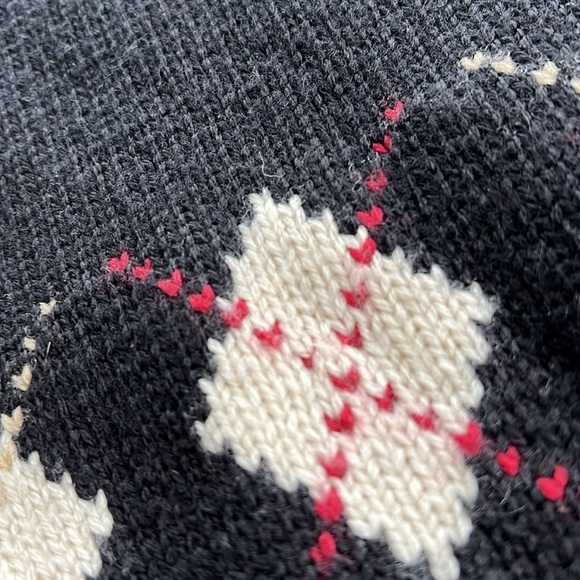 Janie and jack black argyle wool sweater vest - Picture 7 of 7